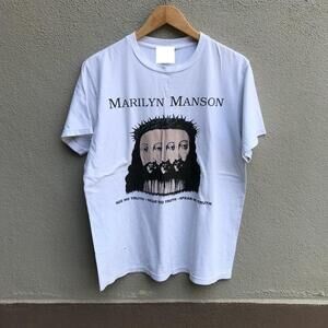 Marilyn Manson Industrial Rock Band Icon Fan T-Shirt